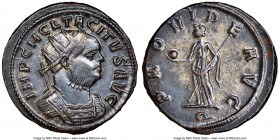 Tacitus (AD 275-276). BI antoninianus (22mm, 12h). NGC Choice AU. Ticinum, 4th officina, AD 275. IMP C M CL TACITVS AVG, radiate, cuirassed bust of Ta...