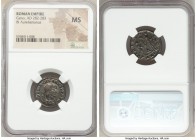 Carus (AD 282-283). BI antoninianus (20mm, 5h). NGC MS. Antioch, 4th officina. IMP C M AVR CARVS P F AVG, radiate, draped, cuirassed bust of Carus rig...