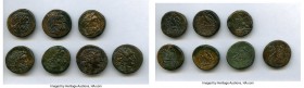 ANCIENT LOTS. Greek. Pontus. Amisus. Ca. 120-63 BC. Lot of seven (7) AE issues. VF-XF. Includes: (7) AE issues. Various magistrates and symbols. Lot o...