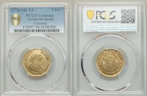 Charles III gold 2 Escudos 1774 NR-VJ XF Details (Tooled) PCGS, Nuevo Reino (Bogota) mint, KM49.1. AGW 0.1960 Oz. 

HID09801242017

© 2020 Heritag...