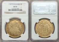 Charles IV gold 8 Escudos 1790 P-SF AU55 NGC, Popayan mint, KM53.2. AGW 0.7615 oz. 

HID09801242017

© 2020 Heritage Auctions | All Rights Reserve...