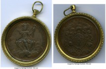 Louis XV bronze "Regiment de la Calotte" Medal ND (c. 1720) UNC, AJN-v. 41-43-pg.63-63. 52.1mm (within bezel). 62.78gm (within bezel). By J(oseph) C. ...