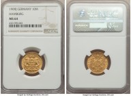 Hamburg. Free City gold 10 Mark 1909-J MS64 NGC, Hamburg mint, KM608. 

HID09801242017

© 2020 Heritage Auctions | All Rights Reserved