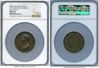 William Pitt bronze Medal 1799 MS61 Brown NGC, BHM-470. By J.G. Hancock. WILLIAM PITT APPOINTED FIRST LORD OF THE TREASURY AND CHANCELLOR OF THE EXCHE...