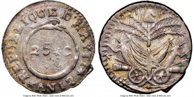 Republic 25 Centimes L'An 12 (1815) MS61 NGC, KM12.2. Argent and gray toned with accents of red and gold. 

HID09801242017

© 2020 Heritage Auctio...