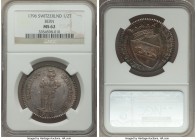 Bern. City 1/2 Taler 1796 MS62 NGC, KM151. Russet and teal gray toning. 

HID09801242017

© 2020 Heritage Auctions | All Rights Reserved