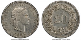 Confederation 20 Rappen 1899-B AU58 PCGS, Bern mint, KM29.

HID09801242017

© 2020 Heritage Auctions | All Rights Reserved