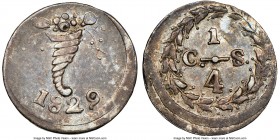 Caracas 1/4 Real 1829 AU53 NGC, Caracas mint, KM-C34. Republican coinage of Gran Colombia. 

HID09801242017

© 2020 Heritage Auctions | All Rights...