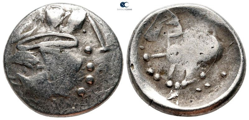 Eastern Europe. Imitation of Philip III of Macedon 200-100 BC. "Sattelkopfpferd"...