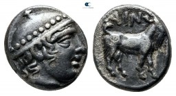 Thrace. Ainos circa 429-427 BC. Diobol AR
