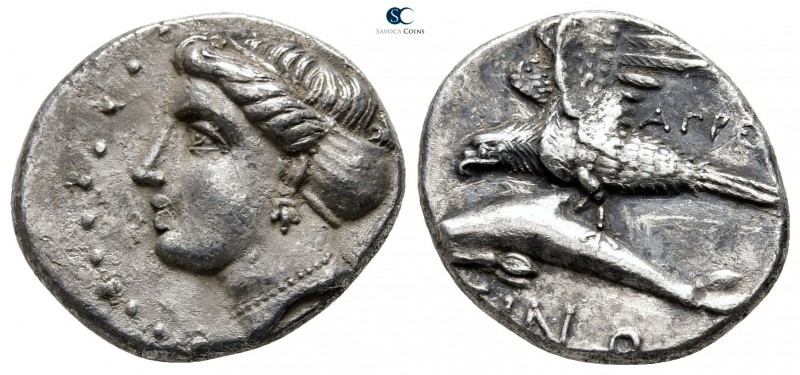 Paphlagonia. Sinope. ΑΓΡΕYΣ (Agreus), magistrate circa 330-300 BC. 
Drachm AR
...