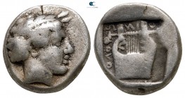 Ionia. Kolophon  410-400 BC. Drachm AR