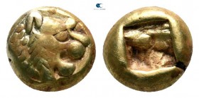 Kings of Lydia. Sardeis. Time of Alyattes to Kroisos 620-539 BC. Hemihekte-1/12 Stater EL