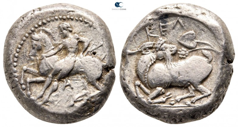 Cilicia. Kelenderis circa 430-420 BC. 
Stater AR

20 mm., 10,82 g.

Youthfu...