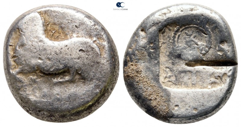 Cyprus. Salamis. Uncertain king circa 530-450 BC. 
Stater AR

20 mm., 11,08 g...