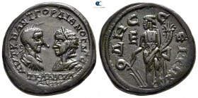 Moesia Inferior. Odessos. Gordian III with Tranquillina AD 238-244. Bronze Æ