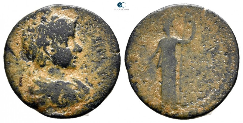 Messenia. Pylus. Caracalla AD 198-217. 
Bronze Æ

21 mm., 3,71 g.

Illegibl...