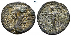 Messenia. Thuria. Septimius Severus AD 193-211. Struck circa AD 198-205. Bronze Æ