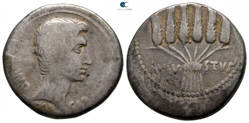 Ionia. Ephesos. Augustus 27 BC-AD 14. 
Cistophor AR

25 mm., 10,75 g.

IMP ...