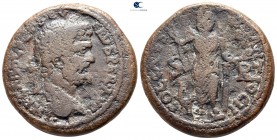 Pisidia. Antioch. Septimius Severus AD 193-211. Struck circa AD 203-211. Tetrassarion Æ