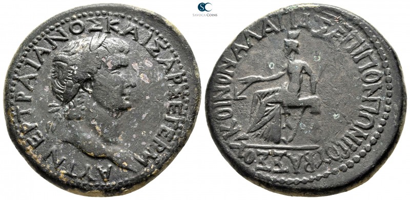 Galatia. Koinon of Galatia. Trajan AD 98-117. 
Bronze Æ

33 mm., 21,97 g.

...