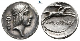 C. Piso L. f. Frugi 61 BC. Rome. Denarius AR