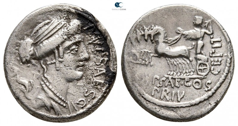 P. Plautius Hypsaeus 60 BC. Rome
Denarius AR

17 mm., 3,40 g.

Draped bust ...
