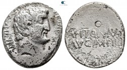 Mark Antony 32-31 BC. Athens. Denarius AR
