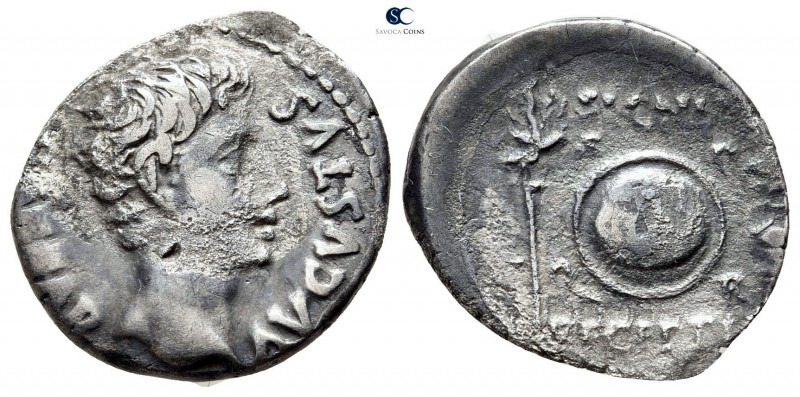 Augustus 27 BC-AD 14. Uncertain Spanish mint (Colonia Caesaraugusta?)
Denarius ...