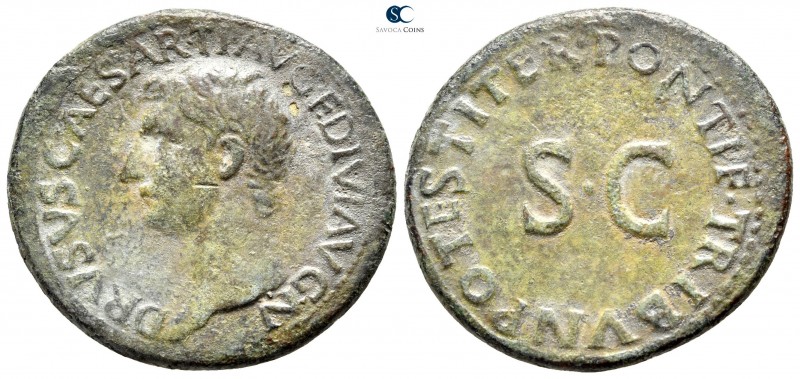 Drusus, son of Tiberius AD 22-23. Rome
As Æ

29 mm., 9,71 g.

DRVSVS CAESAR...
