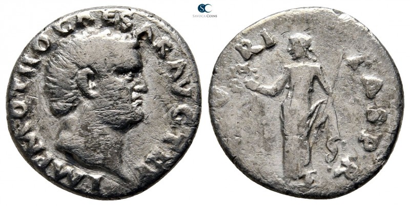 Otho AD 69. Rome
Denarius AR

17 mm., 2,92 g.

IMP M OTHO CAESAR AVG TR P, ...