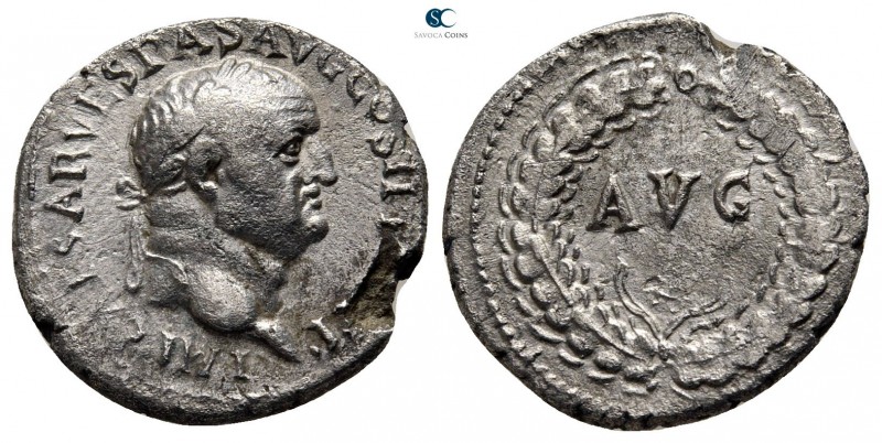 Vespasian AD 69-79. Ephesus
Denarius AR

18 mm., 2,77 g.

IMP CAESAR VESPAS...