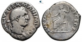Vitellius AD 69. Rome. Denarius AR