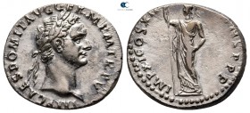 Domitian AD 81-96. Struck AD 85. Rome. Denarius AR