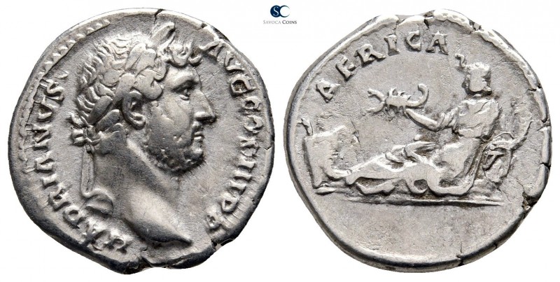 Hadrian AD 117-138. "Travel series" issue. Rome
Denarius AR

17 mm., 3,30 g....