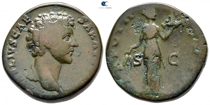 Marcus Aurelius as Caesar AD 139-161. Rome
Sestertius Æ

30 mm., 27,08 g.

...