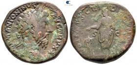 Marcus Aurelius AD 161-180. Struck AD 170/1. Rome. Sestertius Æ