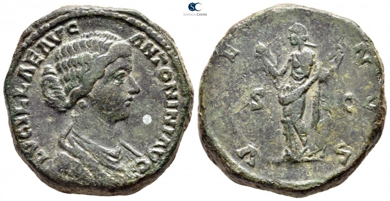 Lucilla AD 164-169. Rome
Sestertius Æ

31 mm., 28,14 g.

LVCILLAE AVG ANTON...
