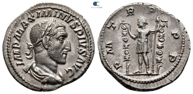 Maximinus I Thrax AD 235-238. Rome
Denarius AR

20 mm., 3,00 g.

IMP MAXIMI...