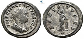 Tacitus AD 275-276. Ticinum. Antoninianus Æ silvered