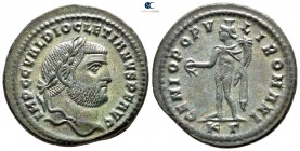Diocletian AD 284-305. Cyzicus. Follis Æ