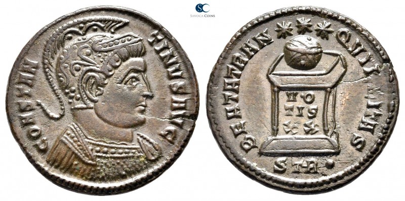 Constantinus I the Great AD 306-337. Treveri
Follis Æ

18 mm., 2,67 g.

CON...