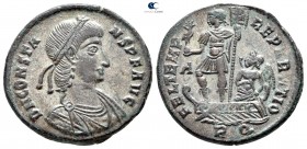 Constans AD 337-350. Struck circa AD 310-313. Rome. Follis Æ