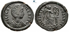 Aelia Flaccilla AD 379-386. Constantinople. Follis Æ