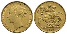 AUSTRALIA - Vittoria (1837-1901) - Sterlina - 1873 M - San Giorgio - AU R Kr. 7 - BB-SPL