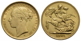 AUSTRALIA - Vittoria (1837-1901) - Sterlina - 1884 S - San Giorgio - AU Kr. 7 - BB-SPL
