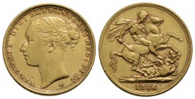 AUSTRALIA - Vittoria (1837-1901) - Sterlina - 1886 S - San Giorgio - AU Kr. 7 - BB+
