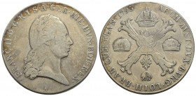 AUSTRIA - Francesco II (1792-1806) - Tallero - 1795 A - AG Kr. 2077 - BB/BB+