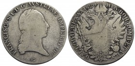 AUSTRIA - Francesco I Imperatore (1806-1835) - Tallero - 1820 G - AG Kr. 2162 - MB