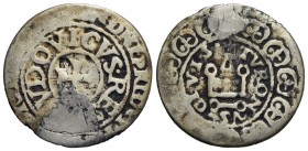 FRANCIA - Luigi IX il Santo (1226-1270) - Grosso tornese - (AG g. 3,49) Appiccagnolo rimosso - MB